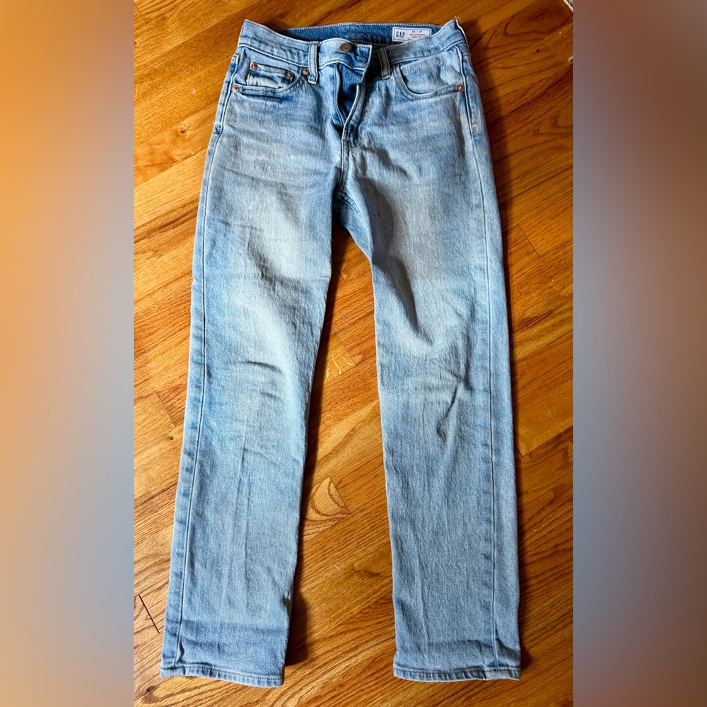 GAP Denim 90s Straight High Rise Straight Jeans, Size 2P